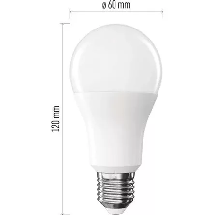 Emos ZQ5E61 A60 E27/13 W (100 W)/1521 lm/meleg fehér classic LED izzó