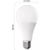 Emos ZQ5E74 A70 E27/16 W (120 W)/1901 lm/hideg fehér classic LED izzó