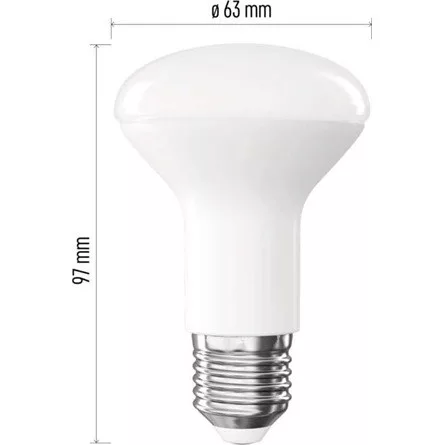 Emost ZQ7E43 R63 E27/7 W (60 W)/806 lm/természetes fehérclassic LED izzó