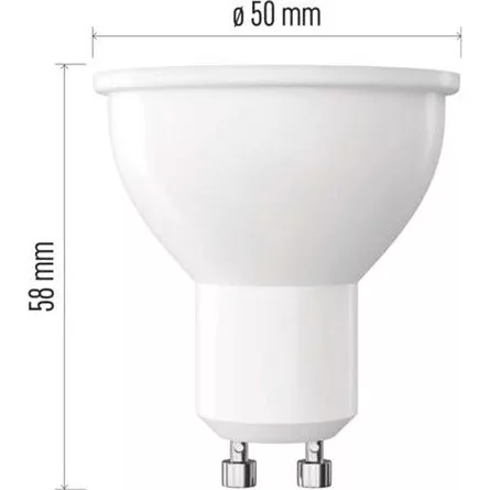 Emos ZQ8155D GU10/7W (60W)/800 lm/meleg fehér/dimmelhető Classic MR16 LED izzó