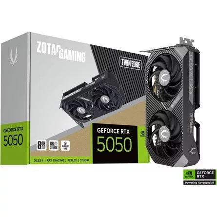 Zotac GeForce RTX 5050 Twin Edge 8GB GDDR6 128-bit grafikus kártya