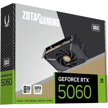 Zotac GeForce RTX 5060 SOLO 8GB GDDR7 128-bit grafikus kárty