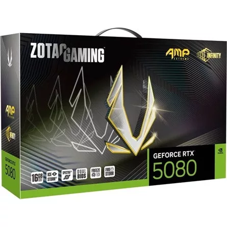Zotac GeForce RTX 5080 AMP Extreme INFINITY 16GB GDDR7 256-bit grafikus kártya