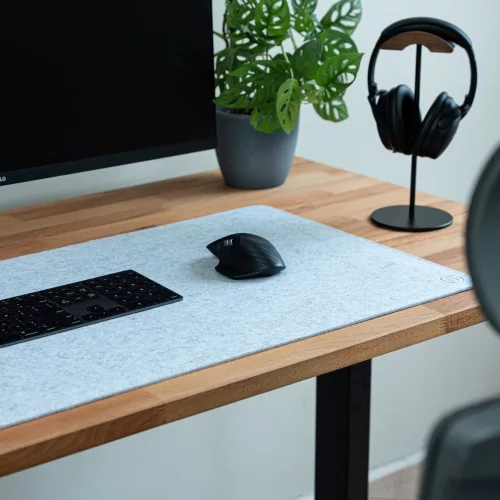 Artimo Desk Mat Felt Series S (60x30cm) Prémium filc egérpad Világos szürke