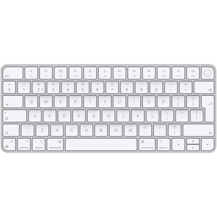 Apple Magic Keyboard Touch ID (2021) Bluetooth magyar billentyűzet fehér-ezüst