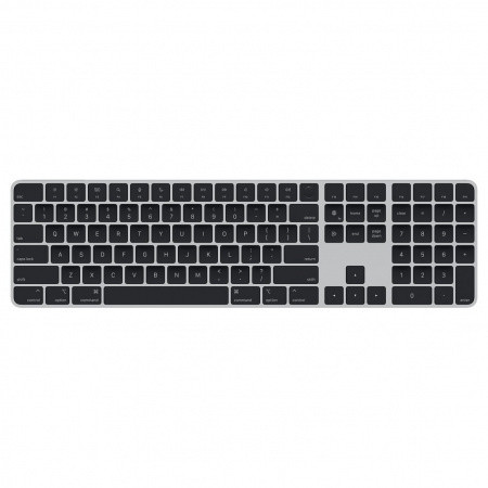 Apple Magic Keyboard (2022) w Touch ID and Numeric Keypad - Black Keys - Hungari