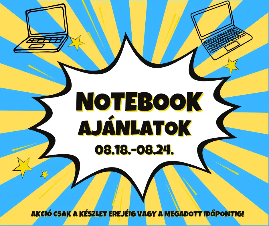 Notebook akció 08.18 – 08.24.